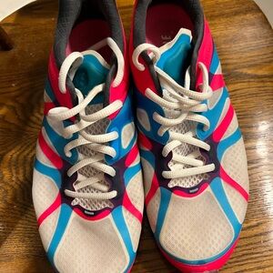 Nike Women's Athletic Shoes in Pink, Blue, and White